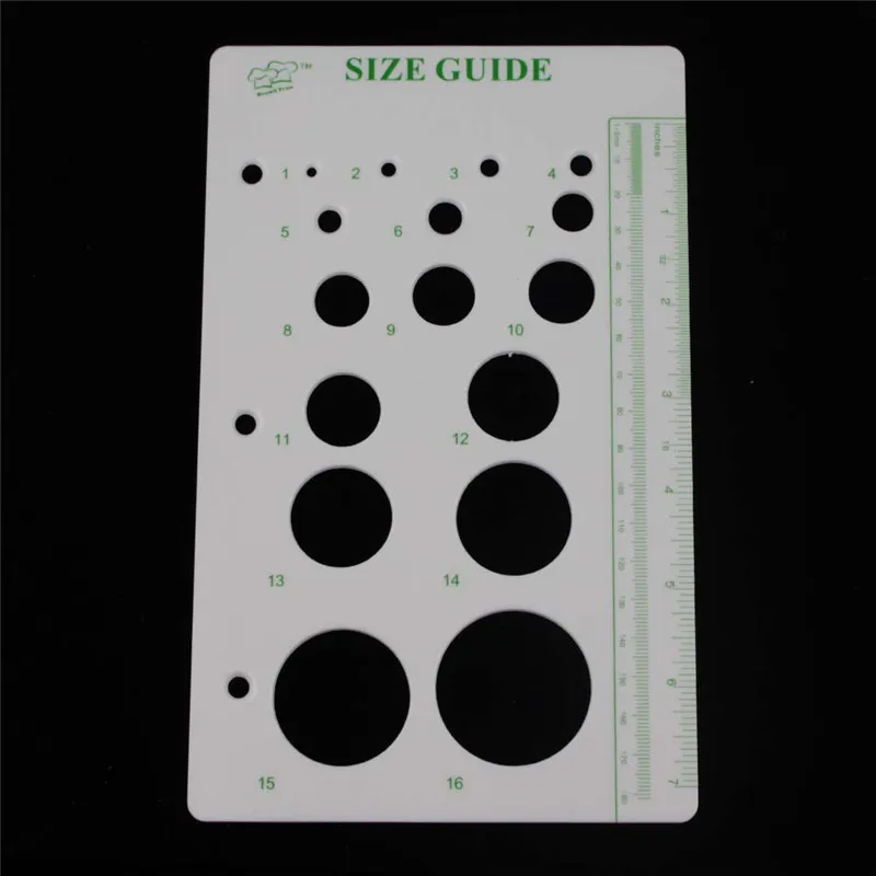 Bakeware Plastic Fondant Size Guide DIY Size Measuring Guides Sugarcraft Mould Ball Cupcake Decoration Mold Cake Modelling Tools
Bakeware Plastic Fondant Size Guide DIY Size Measuring Guides Sugarcraft Mould Ball Cupcake Decoration Mold Cake Modelling Tools