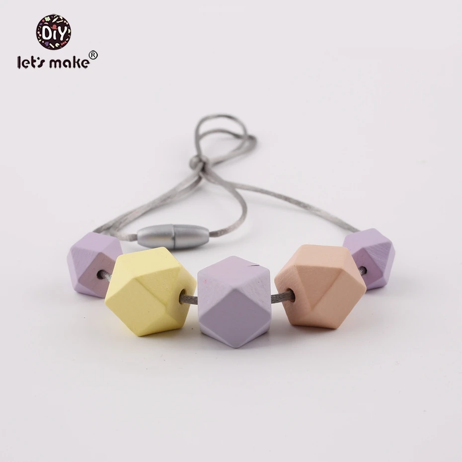 Let's Make Best BPA Free DIY Hex Silicone Baby Teether Chew Beads Nursing Jewelry Chewable Teether For Mom Mun To Wear Necklace
Let's Make Best BPA Free DIY Hex Silicone Baby Teether Chew Beads Nursing Jewelry Chewable Teether For Mom Mun To Wear Necklace