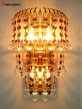 Crystal Wall Light Golden crystal Sconce Light K9 Top crystal bedroom living room light sconce crystal Lamp
Crystal Wall Light Golden crystal Sconce Light K9 Top crystal bedroom living room light sconce crystal Lamp