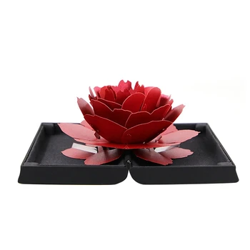 Unique Pop-Up Rose Wedding Engagement Ring Box Surprise Jewelry Storage Holder Valentine's Day Best Female Gift Box
Unique Pop-Up Rose Wedding Engagement Ring Box Surprise Jewelry Storage Holder Valentine's Day Best Female Gift Box