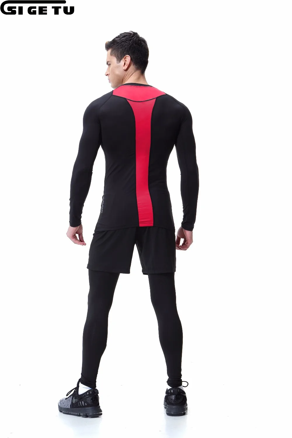 3pcs Sports Running Fitness Suit Men's Long Sleeved Running Tight training Clothes Fast Dry Breathable gym suit Summer EU
3pcs Sports Running Fitness Suit Men's Long Sleeved Running Tight training Clothes Fast Dry Breathable gym suit Summer EU