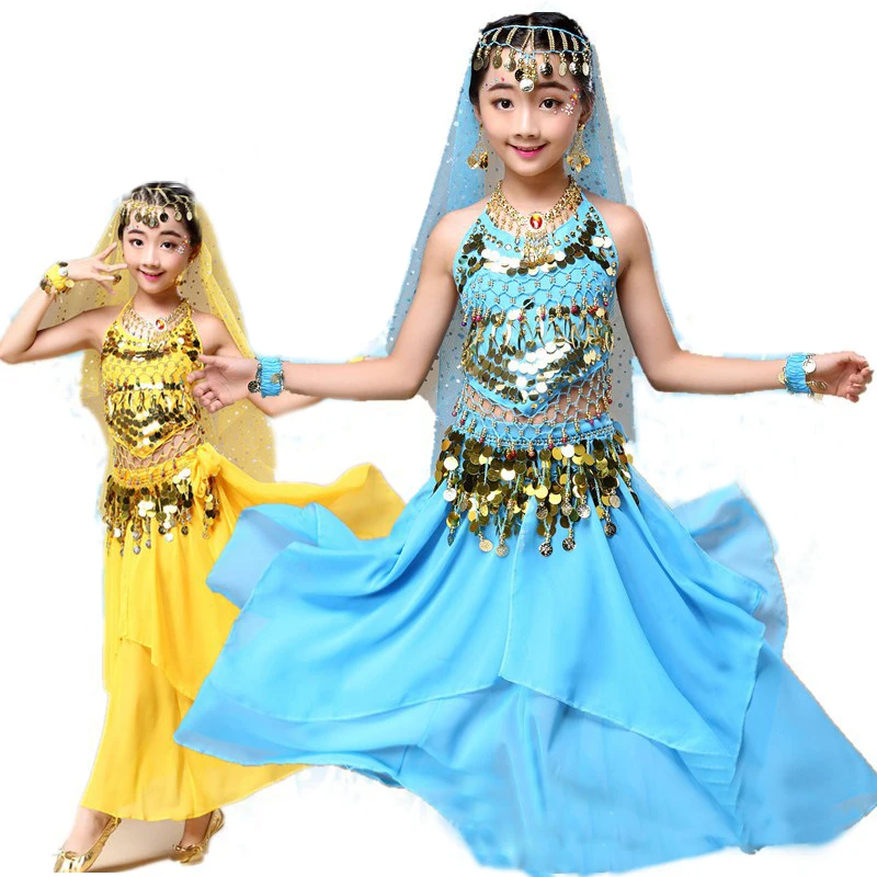 5pcs 1set Girls Belly Dance Set Children Indian Dancer Costume Kids Competition Carnival Stage Performance Outfits Halloween
5pcs 1set Girls Belly Dance Set Children Indian Dancer Costume Kids Competition Carnival Stage Performance Outfits Halloween