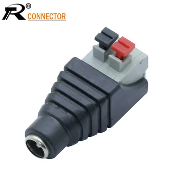 DC Power Female 5.5X 2.1mm Connector Adapter Plug Cable Pressed connected for LED Strips 12V 10pcs/lot
DC Power Female 5.5X 2.1mm Connector Adapter Plug Cable Pressed connected for LED Strips 12V 10pcs/lot