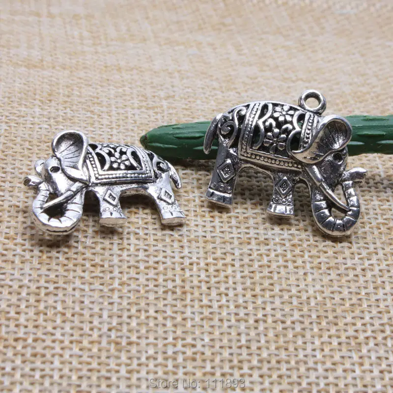 5pcs/lot Hollow elephant ancient silver Metal Charm pendant for fashion Necklace bracelet Making Supplies DIY jewelry accessor
5pcs/lot Hollow elephant ancient silver Metal Charm pendant for fashion Necklace bracelet Making Supplies DIY jewelry accessor