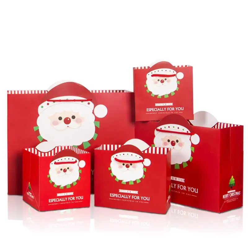 20pcs/lot New Santa Claus Gift Paper Bag Kids Gift Package Handbag Christmas New Year Gift Candy Bag Party Supplies
20pcs/lot New Santa Claus Gift Paper Bag Kids Gift Package Handbag Christmas New Year Gift Candy Bag Party Supplies