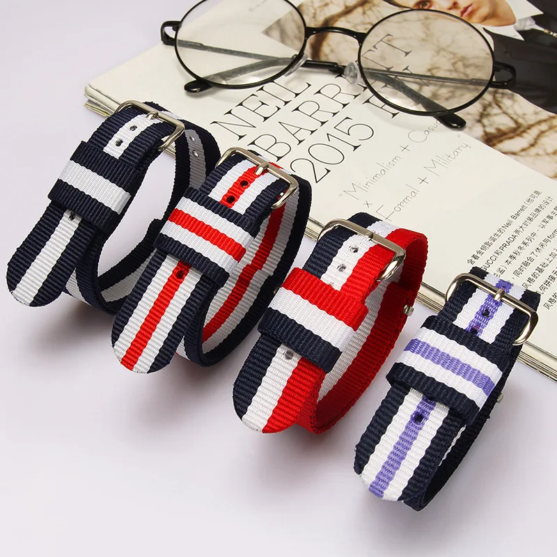 Luxury 14mm 18mm 20mm watchband nylon watch band replace strap belt for Nato James Bond 007 DW Military Army Sport Watch Bands
Luxury 14mm 18mm 20mm watchband nylon watch band replace strap belt for Nato James Bond 007 DW Military Army Sport Watch Bands