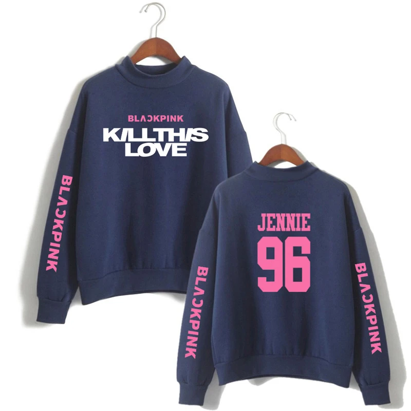 Blackpink Hoodie High Neck Black Pink Tracksuits Kill This Love Sweatshirts Ladies Oversized Kpop Clothing Hoodies Womens
Blackpink Hoodie High Neck Black Pink Tracksuits Kill This Love Sweatshirts Ladies Oversized Kpop Clothing Hoodies Womens