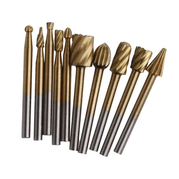 10Pcs Engraving Cutter Woodworking Drill Tools Grinding Electric Rotary File Head Bit
10Pcs Engraving Cutter Woodworking Drill Tools Grinding Electric Rotary File Head Bit