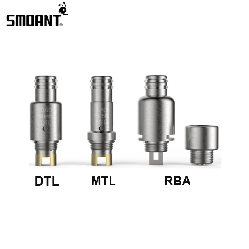Original Smoant Pasito Coil DTL Mesh 0.6ohm MTL Ni80 1.4ohm RBA Single Coil E Cigarettes Evaporator for Smoant Pasito Pod Kit
Original Smoant Pasito Coil DTL Mesh 0.6ohm MTL Ni80 1.4ohm RBA Single Coil E Cigarettes Evaporator for Smoant Pasito Pod Kit