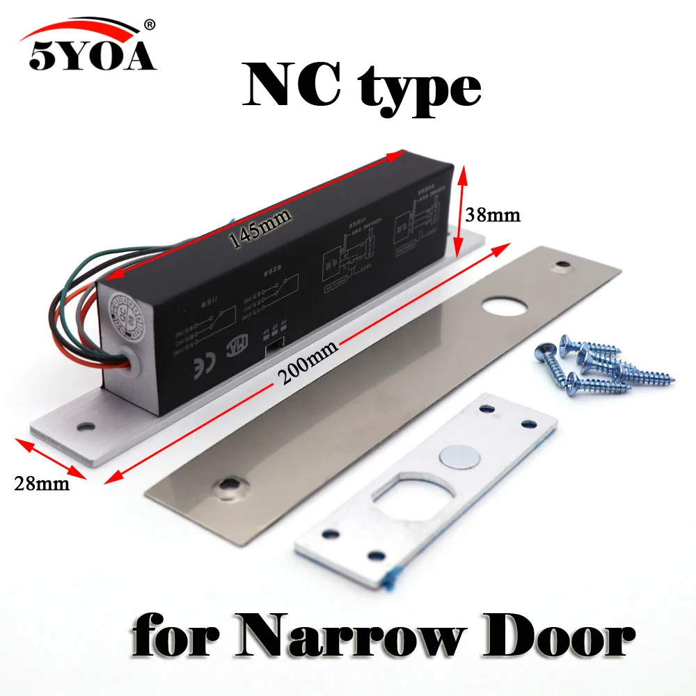 Narrow Door Electric Bolt Mortise Lock for Door Lock Access Control DC 12V Stainless Steel Fail Safe Secure NC NO Electronic
Narrow Door Electric Bolt Mortise Lock for Door Lock Access Control DC 12V Stainless Steel Fail Safe Secure NC NO Electronic