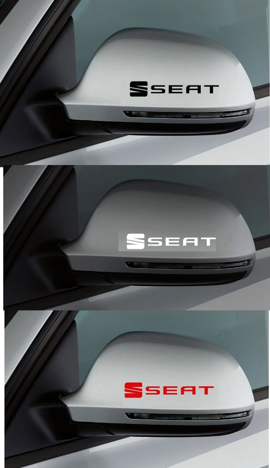 For For SEAT 4x Wing Mirror - CAR DECAL STICKER ADHESIVE - IBIZA LEON 100mm long
For For SEAT 4x Wing Mirror - CAR DECAL STICKER ADHESIVE - IBIZA LEON 100mm long