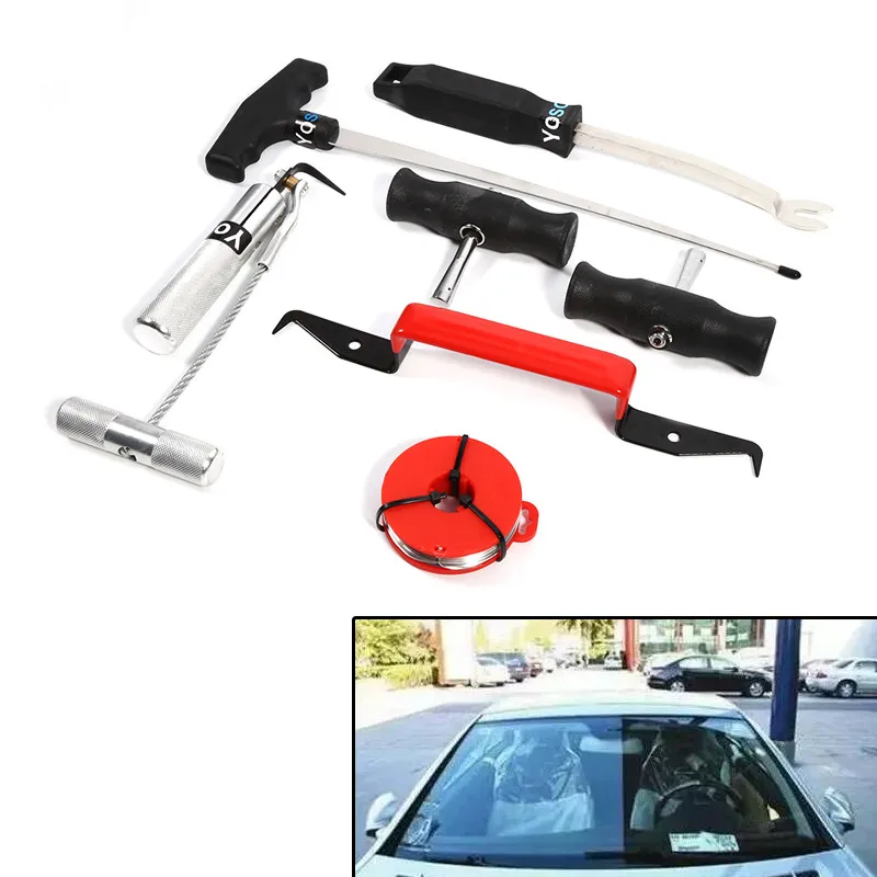 Oversea DE 7 Pcs/sets Professional Windshield Removal Tool Kit Windscreen Removal Set With Box
Oversea DE 7 Pcs/sets Professional Windshield Removal Tool Kit Windscreen Removal Set With Box
