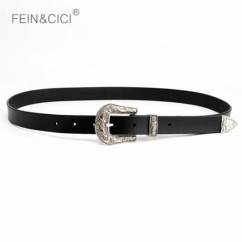 Metal Buckle belt women Western Cowgirl Waist Belt black white leather Waistband high quality 2018 wholesale drop shipping
Metal Buckle belt women Western Cowgirl Waist Belt black white leather Waistband high quality 2018 wholesale drop shipping
