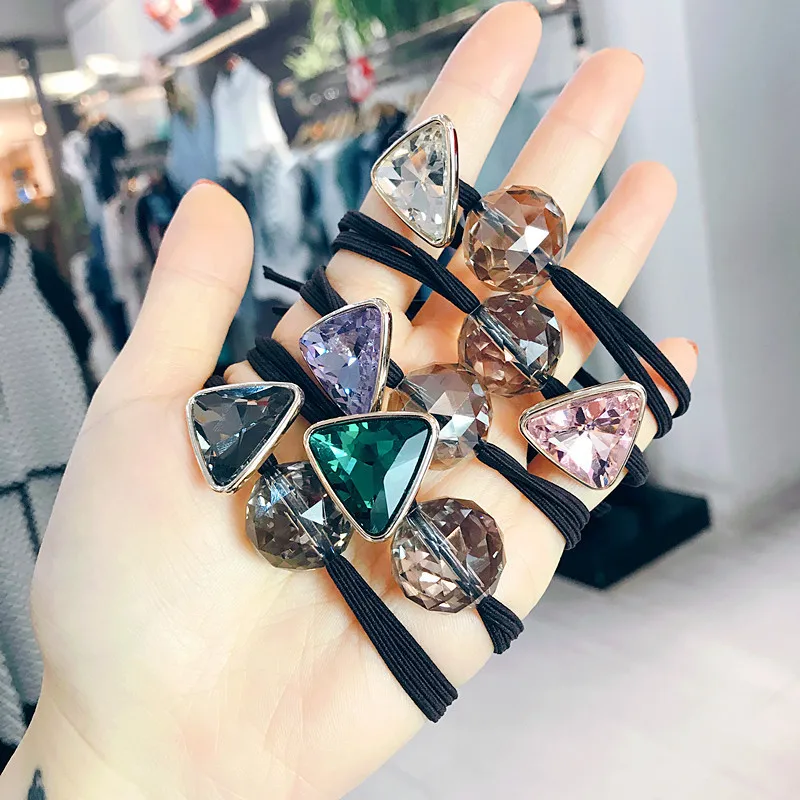 Korea Handmade Crystal Ball Triangle Adult Women Elastic Hair Bands Head wear Apparel Accessories-YHAWEHB008C5
Korea Handmade Crystal Ball Triangle Adult Women Elastic Hair Bands Head wear Apparel Accessories-YHAWEHB008C5