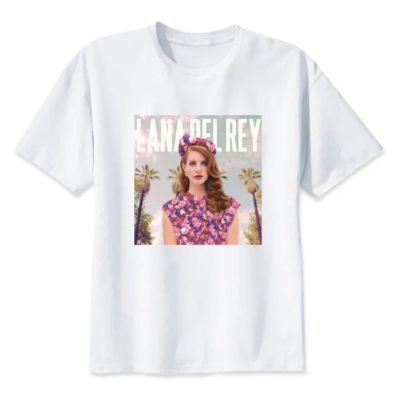 Women T-shirt Loose O-neck Lana Del Rey Printed T-shirt Harajuku Fashion Couple Clothes Streetwear Short Sleeve Tee Shirt Femme
Women T-shirt Loose O-neck Lana Del Rey Printed T-shirt Harajuku Fashion Couple Clothes Streetwear Short Sleeve Tee Shirt Femme