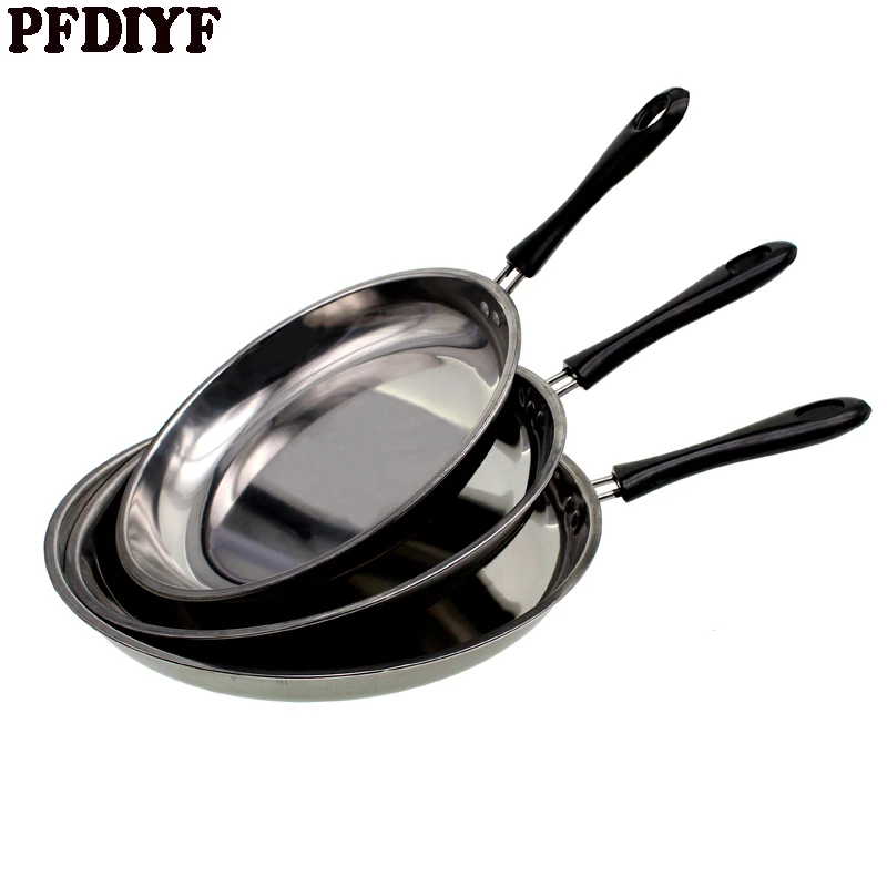 Portable Stainless Steel Grill Pans Non-Stick Frying Pan For Pancake Fried Egg Steak Cooking Tools Cookware 22cm 24cm 26cm
Portable Stainless Steel Grill Pans Non-Stick Frying Pan For Pancake Fried Egg Steak Cooking Tools Cookware 22cm 24cm 26cm