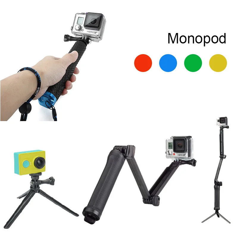 

Action Camera 43" diving Extendable Aluminium Go Pro selfie Stick Monopod For GoPro HERO 7 6/5 4,3+ SJCAM For Xiaomi Yi 4k