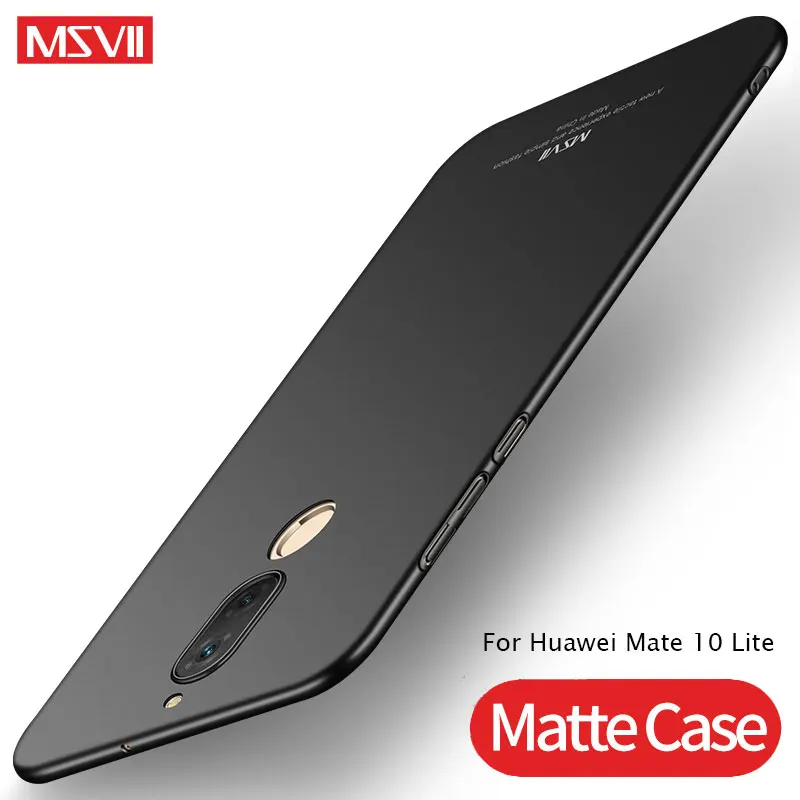 Для huawei mate 10 Lite чехол MSVII Тонкий матовый для 20 жесткий задняя крышка Чехол |