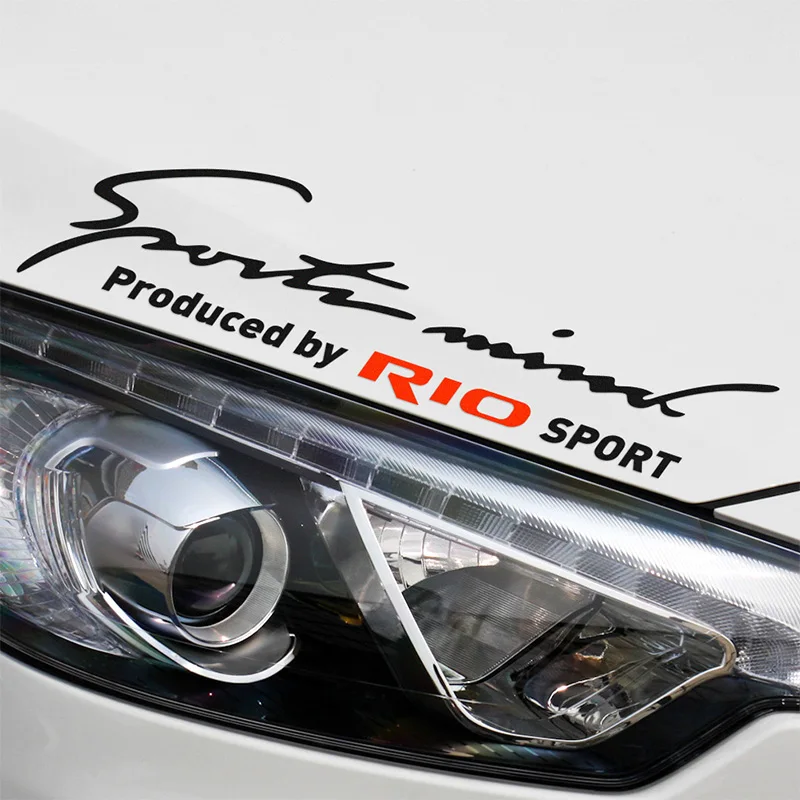 Customization SPORTS MIND Car stickers decal Car Styling On Car Lamp Eyebrow For RIO K2 K3 car accessories
Customization SPORTS MIND Car stickers decal Car Styling On Car Lamp Eyebrow For RIO K2 K3 car accessories