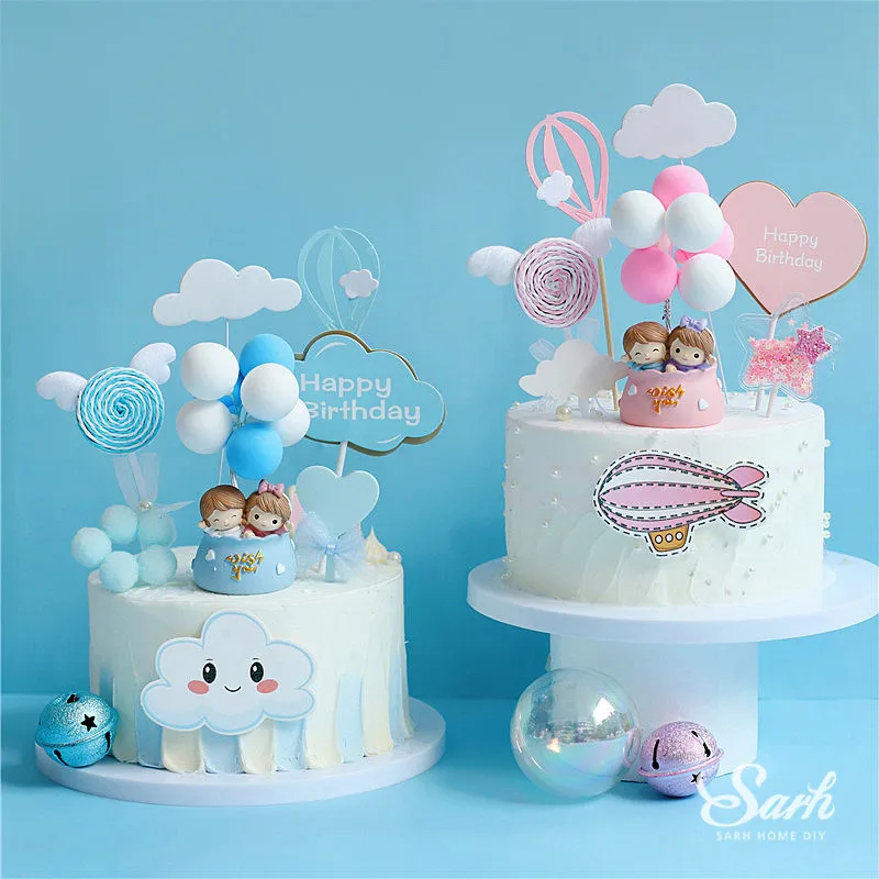 Balloon Boy Girl Decoration Happy Birthday Cake Topper for Fairy Couple Valentine's Day Party Baking Supplies Sweet Gifts
Balloon Boy Girl Decoration Happy Birthday Cake Topper for Fairy Couple Valentine's Day Party Baking Supplies Sweet Gifts