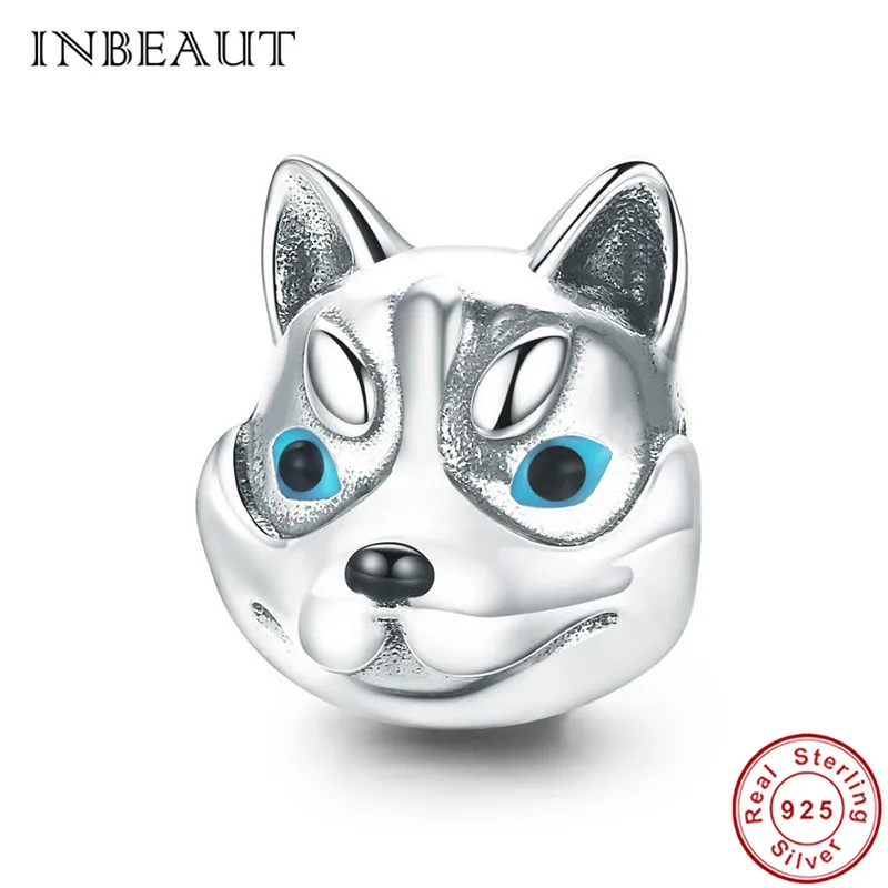 INBEAUT Women Dog Beads Wedding Bracelet 925 Sterling Silver Lovely Light Blue Eyes Husky Charm fit Original Bracelets Animal
INBEAUT Women Dog Beads Wedding Bracelet 925 Sterling Silver Lovely Light Blue Eyes Husky Charm fit Original Bracelets Animal