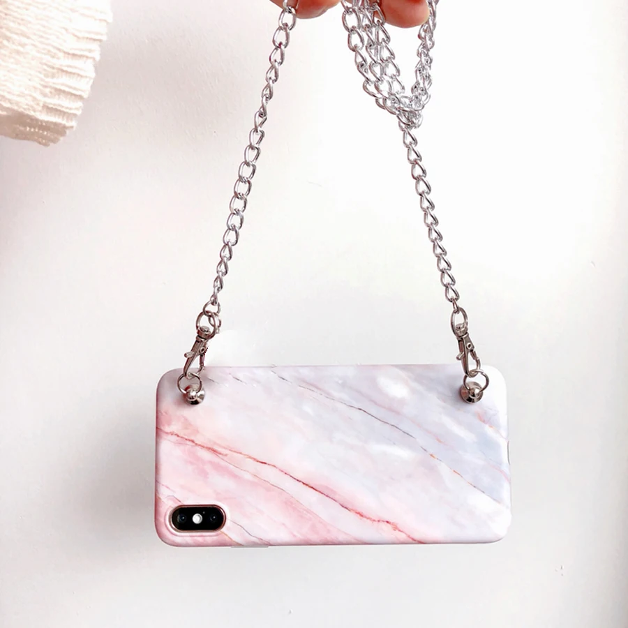 marble chain strap tpu case for iphone XR X XS MAX 7 8 6s 6 plus case cover fashion shoulder lanyard soft silicon phone bag caoa
marble chain strap tpu case for iphone XR X XS MAX 7 8 6s 6 plus case cover fashion shoulder lanyard soft silicon phone bag caoa