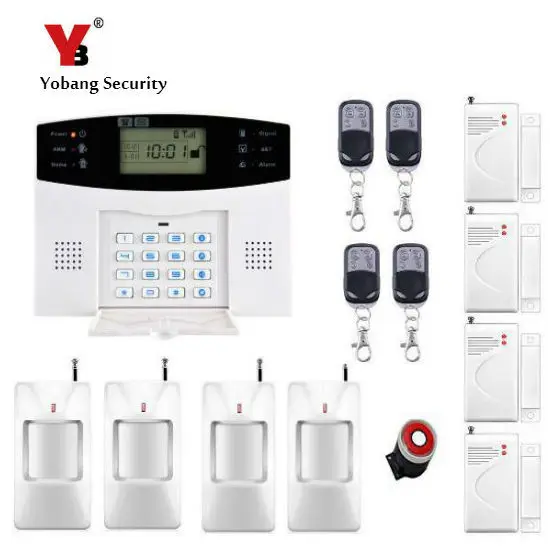 YobangSecurity Russian English Spanish Czech LCD Home Security Alarm System GSM Alarm System Metal Remote Control Alarm Sensor
YobangSecurity Russian English Spanish Czech LCD Home Security Alarm System GSM Alarm System Metal Remote Control Alarm Sensor