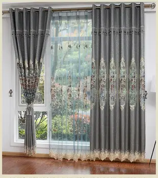 European Garden Water Embroidery Curtain Cloth Silver Gold Silk Linen Luxury Curtains Living Room Bedroom And Tulle
European Garden Water Embroidery Curtain Cloth Silver Gold Silk Linen Luxury Curtains Living Room Bedroom And Tulle