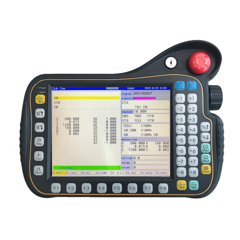 sale 6/7/8 axis MODBUS robot 8 axis Touch screen cnc controller support PLC+CNC+Teach for welding/ casting
sale 6/7/8 axis MODBUS robot 8 axis Touch screen cnc controller support PLC+CNC+Teach for welding/ casting
