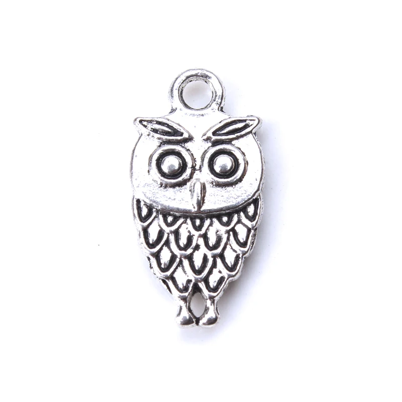 10pcs/lot Owl Ornament Antique Silver Charm Cute DIY Necklace Pendant Accessories 20mm x 10mm Pendant
10pcs/lot Owl Ornament Antique Silver Charm Cute DIY Necklace Pendant Accessories 20mm x 10mm Pendant