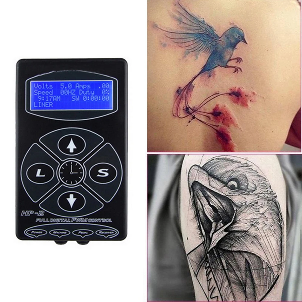 Tattoo Power Supply Upgrade Tattoo Machine HP-2 Intelligent Digital LCD Makeup Dual Power Tattoo Supplies Set Professional
Tattoo Power Supply Upgrade Tattoo Machine HP-2 Intelligent Digital LCD Makeup Dual Power Tattoo Supplies Set Professional