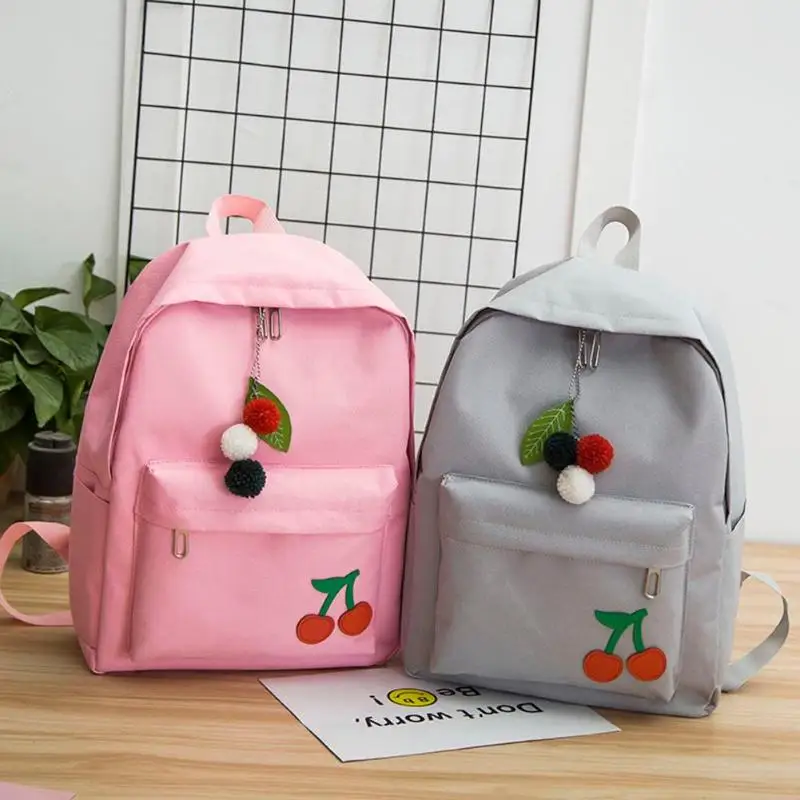 Simple Women Girls Canvas Backpacks Shoulder School Bags Female Travel Casual Zipper Rucksacks Student Cute Cherry Satchel Z70
Simple Women Girls Canvas Backpacks Shoulder School Bags Female Travel Casual Zipper Rucksacks Student Cute Cherry Satchel Z70
