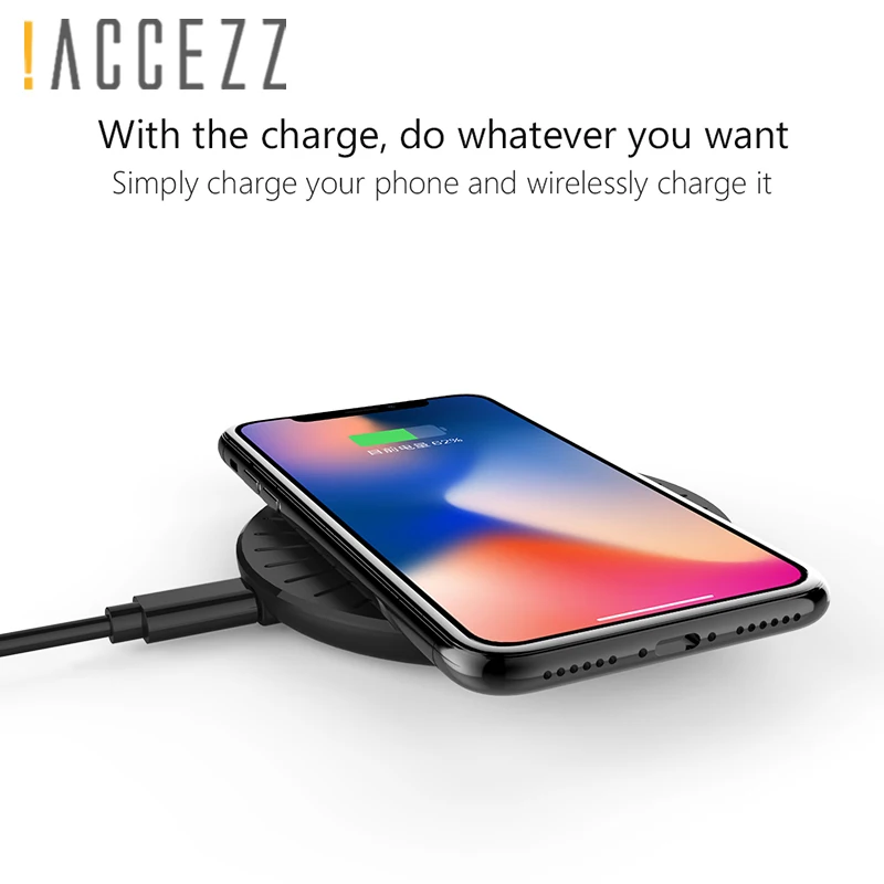!ACCEZZ 7.5W Quick Qi Wireless Charger For iPhone X 8 Plus 10W Fast Charging For Samsung Note 8 5 For Galaxy S8 S9 Plus S7 Edge
!ACCEZZ 7.5W Quick Qi Wireless Charger For iPhone X 8 Plus 10W Fast Charging For Samsung Note 8 5 For Galaxy S8 S9 Plus S7 Edge