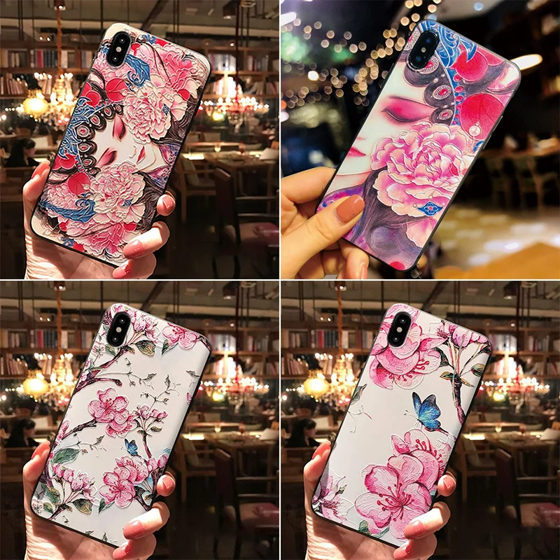 3D Print Embossed Phone Cover For iPhone 7 Plus For iPhone 6 5 5S SE 6S 8 Plus 9 10 Soft TPU Fundas For iPhone X XR XS Max Case
3D Print Embossed Phone Cover For iPhone 7 Plus For iPhone 6 5 5S SE 6S 8 Plus 9 10 Soft TPU Fundas For iPhone X XR XS Max Case