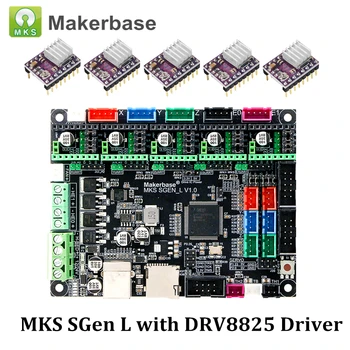 32-Bit ARM Smoothieboard MKS SGen L Compatible Marlin2.0 Smoothieware Control Board beyond SKR V1.3 with DRV8825 TMC2208 Driver
32-Bit ARM Smoothieboard MKS SGen L Compatible Marlin2.0 Smoothieware Control Board beyond SKR V1.3 with DRV8825 TMC2208 Driver