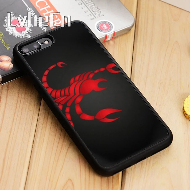 Чехол для телефона LvheCn с изображением потрясающего скорпиона iPhone 5 6 s 7 8 plus 11 12 Pro X