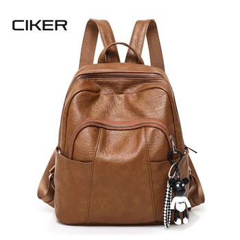 CIKER New Korean Wild Large Capacity Travel Leisure Soft Leather Backpack Fashion Preppy Style Backpack for Teenager Girls
CIKER New Korean Wild Large Capacity Travel Leisure Soft Leather Backpack Fashion Preppy Style Backpack for Teenager Girls