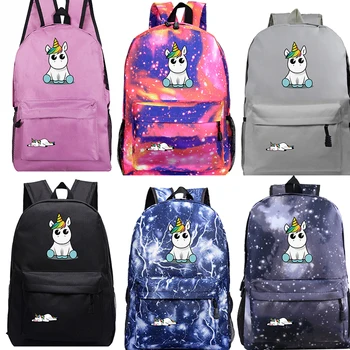 Hot Sale Unicorn Dab Boys Girls Students Backpack Fashion New Pattern Teens Back to School Gift Rucksack Men Women Travel Bags
Hot Sale Unicorn Dab Boys Girls Students Backpack Fashion New Pattern Teens Back to School Gift Rucksack Men Women Travel Bags