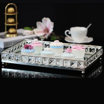 European Plate With Silver Cake Disc Crystal Glass Tray Rectangle Household Tea Tray The Dishes
European Plate With Silver Cake Disc Crystal Glass Tray Rectangle Household Tea Tray The Dishes