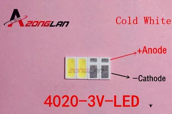 AOT LED Backlight 0.5W 3V 4020 48LM 10000pcs Cool white LCD Backlight for TV TV Application 4020C-W3C4
AOT LED Backlight 0.5W 3V 4020 48LM 10000pcs Cool white LCD Backlight for TV TV Application 4020C-W3C4