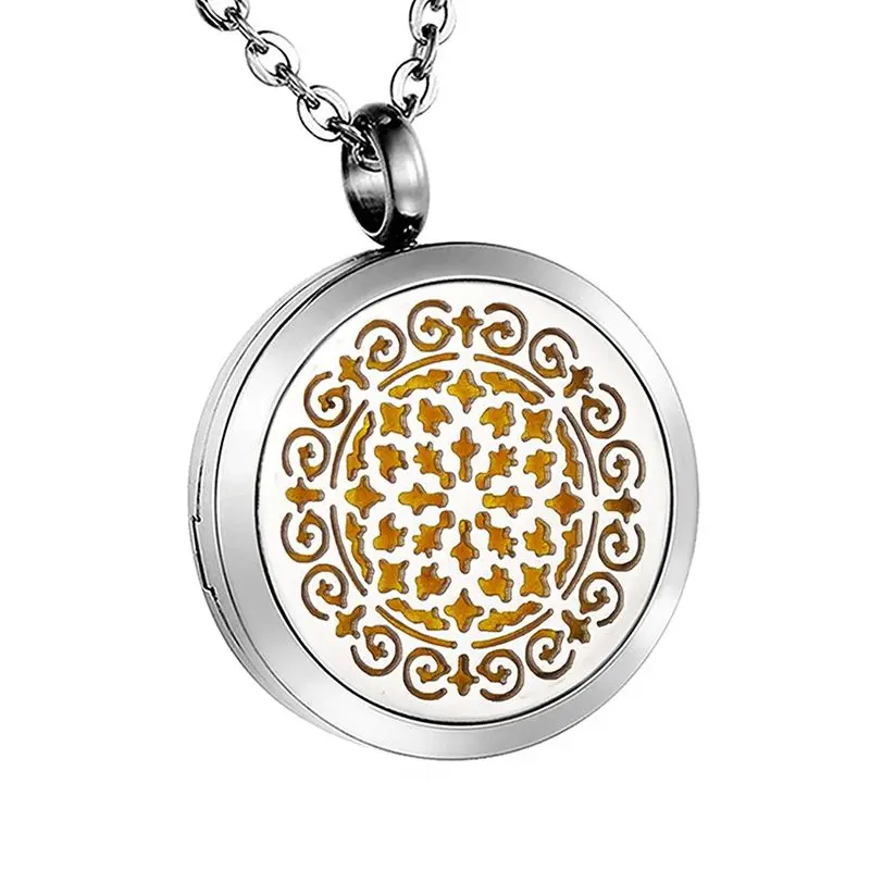 Personalized Engraved Aromatherapy Diffuser Necklace Esstenial Oil Pendant 316L Stainless Steel Ring with & 6 Felt Pads Hollow
Personalized Engraved Aromatherapy Diffuser Necklace Esstenial Oil Pendant 316L Stainless Steel Ring with & 6 Felt Pads Hollow