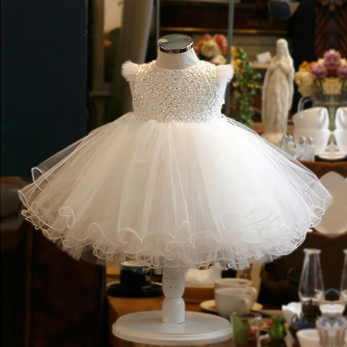 New Fashion Sequin Flower Girl Dress Party Wedding Princess White Tulle Toddler Baby Girls Baptism Christening 1st Birthday Gown
New Fashion Sequin Flower Girl Dress Party Wedding Princess White Tulle Toddler Baby Girls Baptism Christening 1st Birthday Gown