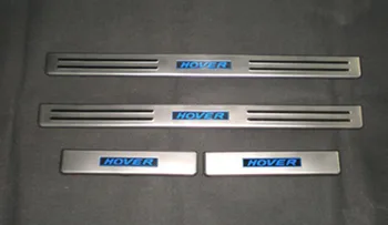 High quality stainless steel for Great Wall Hover H5 / H6 LED matte plate/car threshold car style 
High quality stainless steel for Great Wall Hover H5 / H6 LED matte plate/car threshold car style