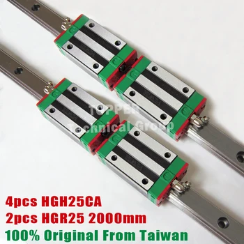 HIWIN Linear guide 2000mm,2pcs HGR25 linear guide rail+4pcs HGH25CA CNC Linear Guide Rail Block HGH25
HIWIN Linear guide 2000mm,2pcs HGR25 linear guide rail+4pcs HGH25CA CNC Linear Guide Rail Block HGH25