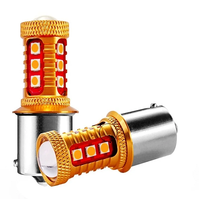 2PCS 1156PY 7507 PY21W BAU15S 1000Lm 15 SMD 3030 LED Car Rear Direction Indicator Lamp Auto Front Turn Signal Light Amber Yellow
2PCS 1156PY 7507 PY21W BAU15S 1000Lm 15 SMD 3030 LED Car Rear Direction Indicator Lamp Auto Front Turn Signal Light Amber Yellow