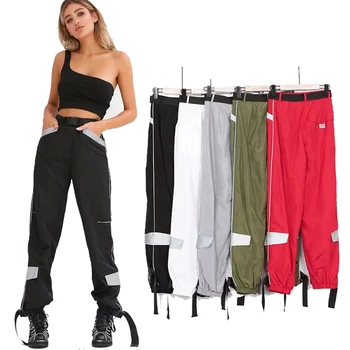 High Waist Cargo Pants Women Pockets Patchwork Loose Streetwear Pencil Pants 2019 Fashion Hip Hop Women's Trousers T42304
High Waist Cargo Pants Women Pockets Patchwork Loose Streetwear Pencil Pants 2019 Fashion Hip Hop Women's Trousers T42304
