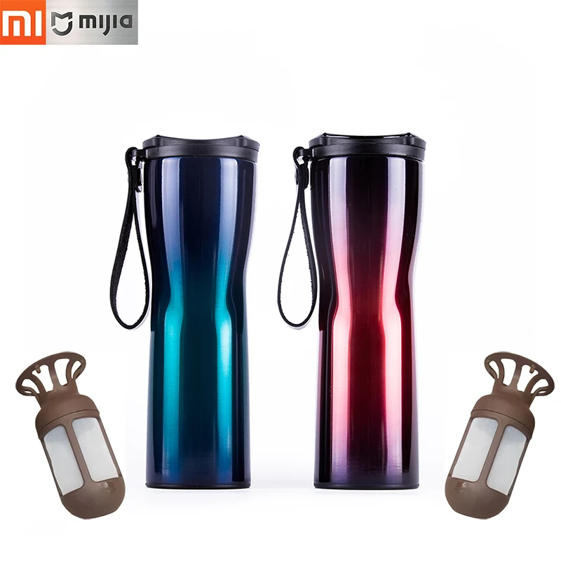 

Xiaomi Moka Smart Coffee Cup KKF Travel Mug 430ml Portable Vacuum Bottle OLED Touch Screen Thermos Stainless Steel Coffee Cup