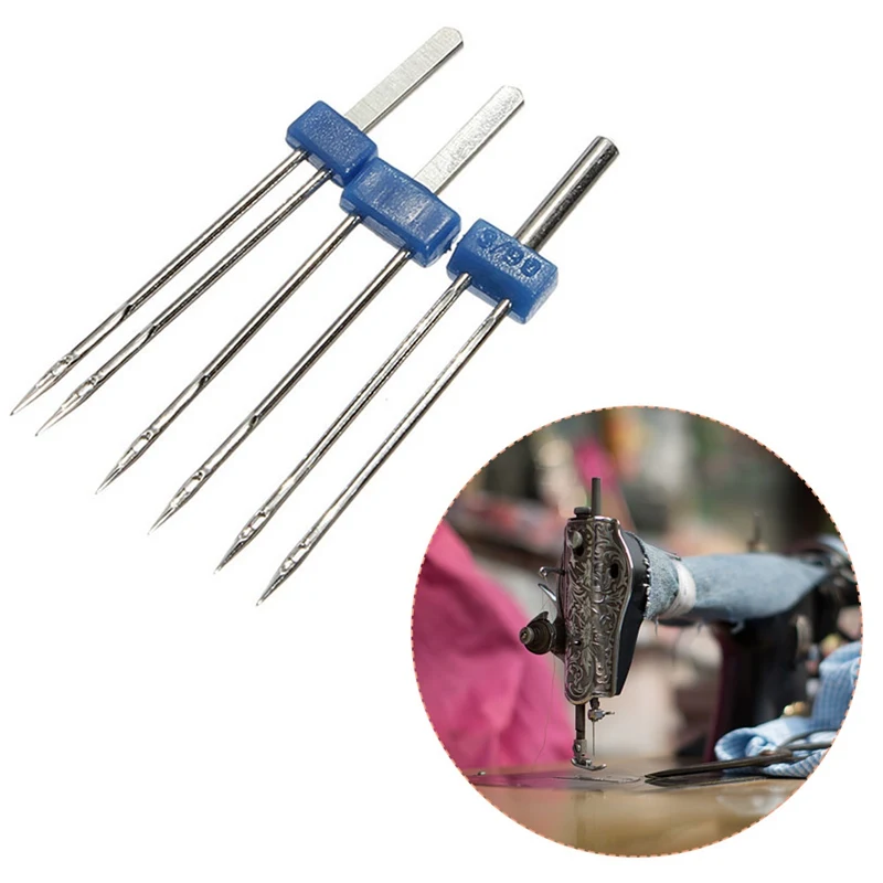 3PCS/Set Hand Crafts Sewing Needles Tools Double Twin Needles Pins Sewing Accessories Machine Size 2.0/90,3.0/90,4.0/90
3PCS/Set Hand Crafts Sewing Needles Tools Double Twin Needles Pins Sewing Accessories Machine Size 2.0/90,3.0/90,4.0/90
