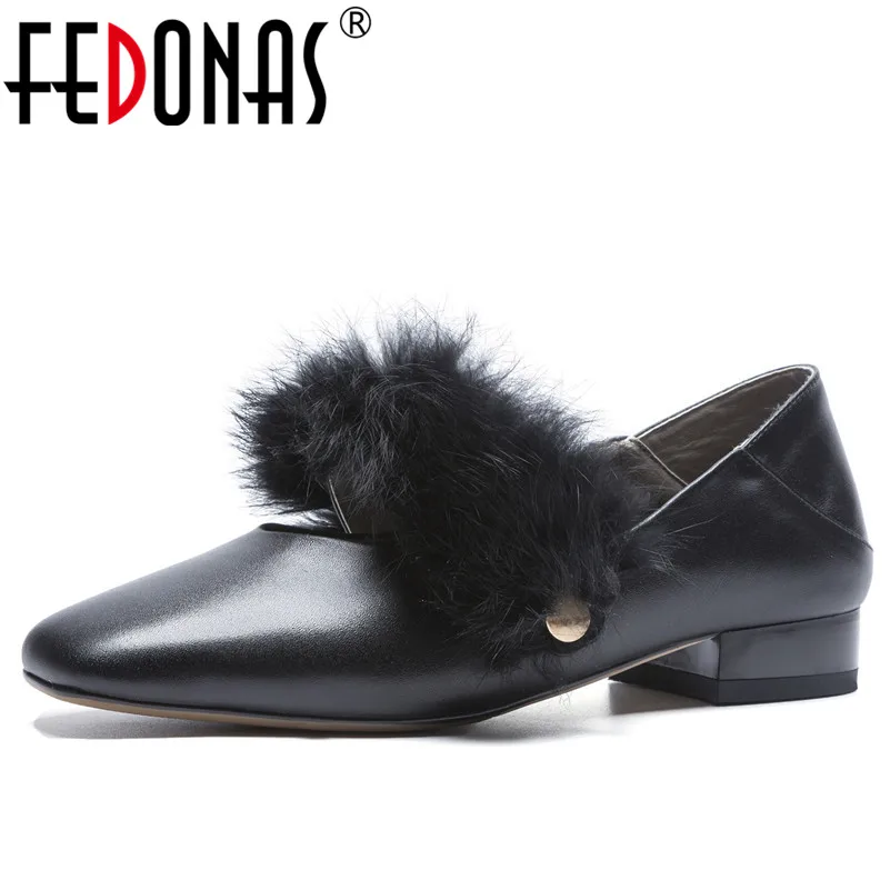 FEDONAS1New Arrival Women Mary Janes Pumps Genuine Leather Square Heels Shoes Woman Spring Autumn Rabbit Fur Quality Basic Pumps
FEDONAS1New Arrival Women Mary Janes Pumps Genuine Leather Square Heels Shoes Woman Spring Autumn Rabbit Fur Quality Basic Pumps