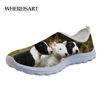 WHEREISART Summer Flats Shoes Women 2019 Lovely Animal Bull Terrier Pattern Women's Comfortable Mesh Light Sneakers for Female
WHEREISART Summer Flats Shoes Women 2019 Lovely Animal Bull Terrier Pattern Women's Comfortable Mesh Light Sneakers for Female